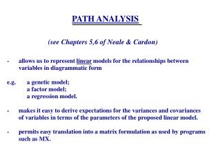 PATH ANALYSIS