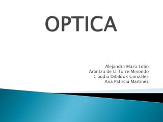 OPTICA