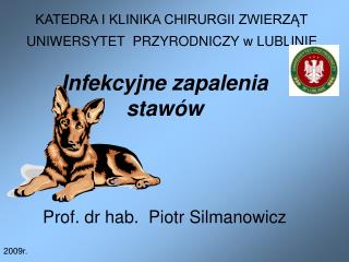 KATEDRA I KLINIKA CHIRURGII ZWIERZĄT UNIWERSYTET PRZYRODNICZY w LUBLINIE