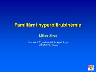 Familiární hyperbilirubinémie