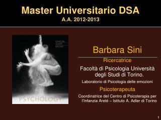 Master Universitario DSA A.A. 2012-2013