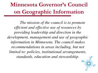Minnesota Governor’s Council on Geographic Information