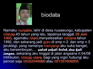 biodata