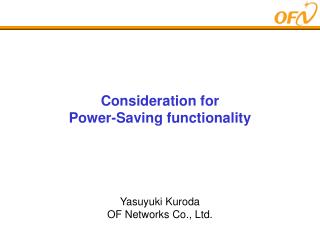 Yasuyuki Kuroda OF Networks Co., Ltd.