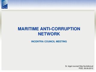 MARITIME ANTI-CORRUPTION NETWORK