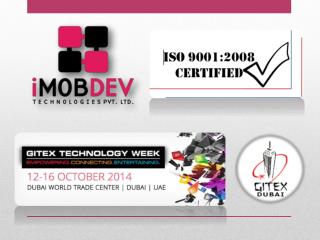 iMOBDEV Technologies, @ Dubai’s GITEX, going to offer choice