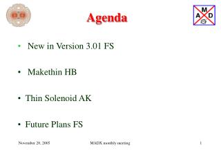 Agenda