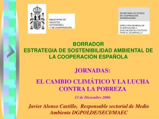 BORRADOR ESTRATEGIA DE SOSTENIBILIDAD AMBIENTAL DE LA COOPERACIÓN ESPAÑOLA