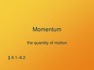 Momentum