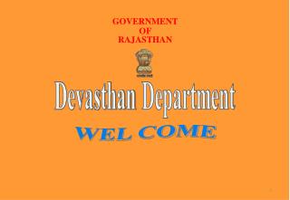 GOVERNMENT OF RAJASTHAN