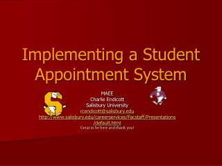 Implementing a Student Appointment System