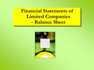 Financial Statements of Limited Companies - Balance Sheet