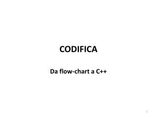 CODIFICA