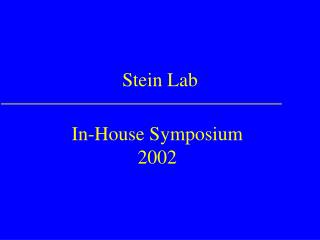 Stein Lab