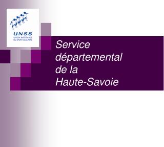 Service départemental de la Haute-Savoie