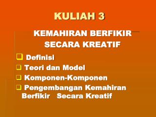 KULIAH 3