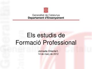 Els estudis de Formació Professional