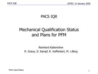 PACS IQR