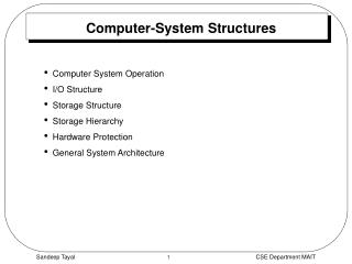 Computer-System Structures