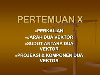 PERTEMUAN X