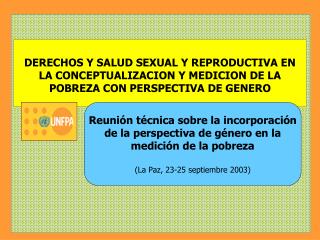 DERECHOS Y SALUD SEXUAL Y REPRODUCTIVA EN