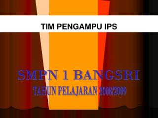 SMPN 1 BANGSRI