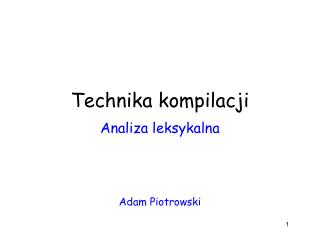 Technika kompilacji