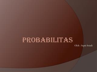 prOBabilitas