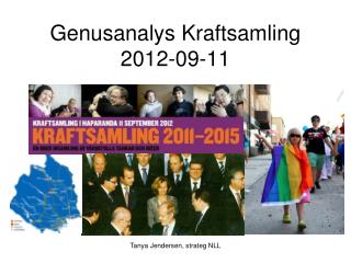 Genusanalys Kraftsamling 2012-09-11