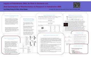 Applications to Bioinformatics