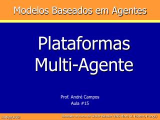 Modelos Baseados em Agentes