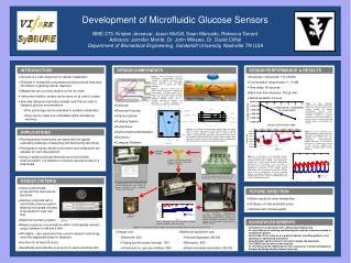 Development of Microfluidic Glucose Sensors