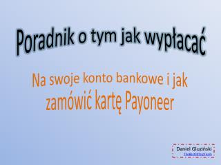 Poradnik o tym jak wypłacać