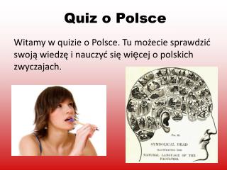 Quiz o Polsce