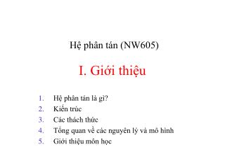 I. Giới thiệu