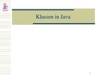 Klassen in Java