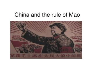 China and the rule of Mao