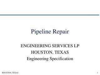 Pipeline Repair