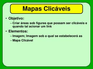 Mapas Clicáveis