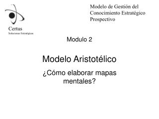 Modulo 2 Modelo Aristotélico