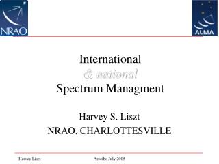 International & national Spectrum Managment
