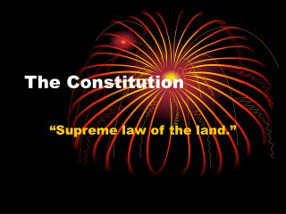 The Constitution