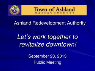 Ashland Redevelopment Authority