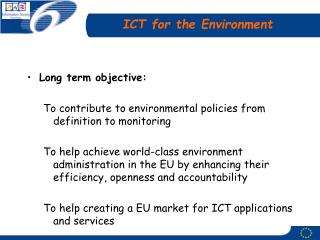 ICT for the Environment