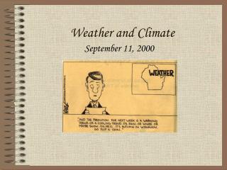 Weather and Climate