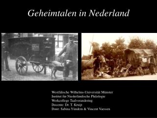 Geheimtalen in Nederland