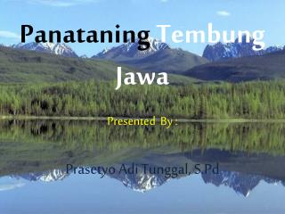 Panataning Tembung Jawa