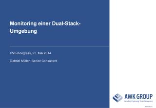 Monitoring einer Dual- Stack -Umgebung