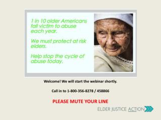 Elder Justice Initiative: District Visits