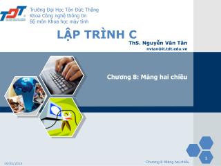 L ẬP TRÌNH C